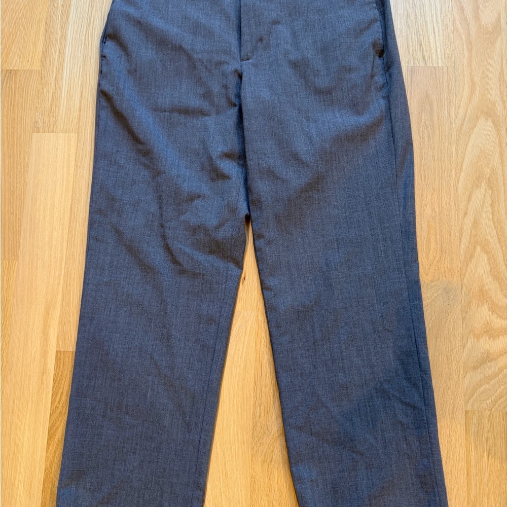 Banana Republic Men’s Heather Gray Stretch Traveler Dress Pants 34 x 32”